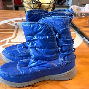 The North Face Blue Winter Boots